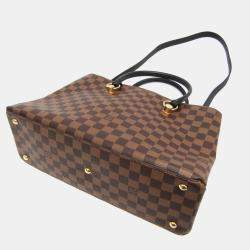 Pre Owned Louis Vuitton Riverside Noir Damier Canvas Leather Shoulder Bag