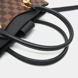 Pre Owned Louis Vuitton Riverside Noir Damier Canvas Leather Shoulder Bag