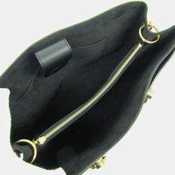 Pre Owned Louis Vuitton Riverside Noir Damier Canvas Leather Shoulder Bag