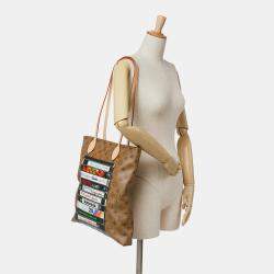 Louis Vuitton Brown Monogram Reverse VHS Tape Carry It