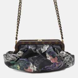 Louis Vuitton Black  Monogram Art Deco Inspired Boursico Chain Shoulder Bag