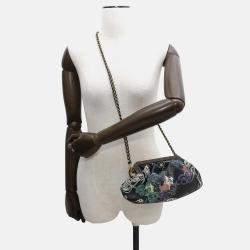 Louis Vuitton Black Monogram Art Deco Canvas Chain Shoulder Bag