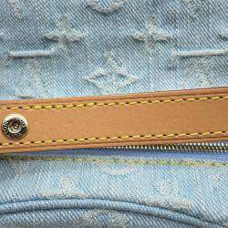 Louis Vuitton Loop Denim Blue Monogram Canvas Shoulder Bag