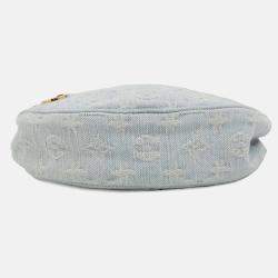 Louis Vuitton Loop Denim Blue Monogram Canvas Shoulder Bag
