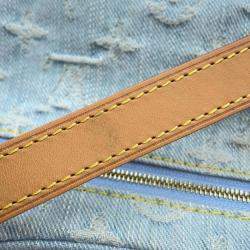 Louis Vuitton Loop Denim Blue Monogram Canvas Shoulder Bag