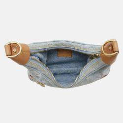 Louis Vuitton Loop Denim Blue Monogram Canvas Shoulder Bag