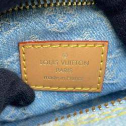 Louis Vuitton Loop Denim Blue Monogram Canvas Shoulder Bag