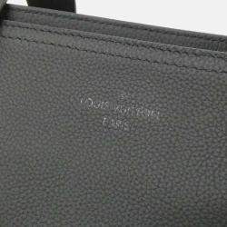 Louis Vuitton Aerogram Black Leather Pilot Tote Bag