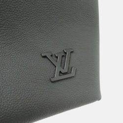 Louis Vuitton Aerogram Black Leather Pilot Tote Bag