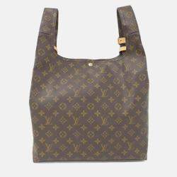 Louis Vuitton Atlantis GM Brown Monogram Canvas Top Handle Bag