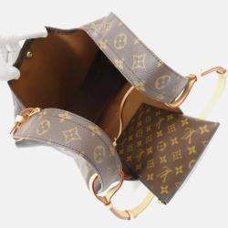 Louis Vuitton Atlantis GM Brown Monogram Canvas Top Handle Bag