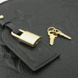Louis Vuitton Petit Palais PM Black Monogram Empreinte Leather Top Handle Bag