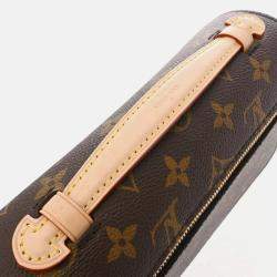 Louis Vuitton Pochette Metis EW Brown Monogram Canvas Handbag