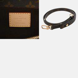 Louis Vuitton Pochette Metis EW Brown Monogram Canvas Handbag
