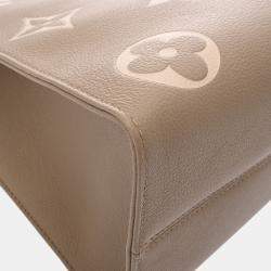 Louis Vuitton On The Go MM Monogram Empreinte Tote Bag