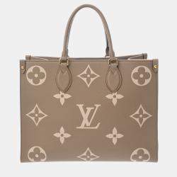 Louis Vuitton On The Go MM Monogram Empreinte Tote Bag