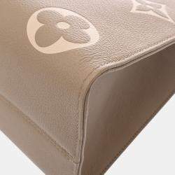 Louis Vuitton On The Go MM Monogram Empreinte Tote Bag