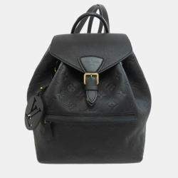 Louis Vuitton Montsouris PM Black Empreinte Backpack 
