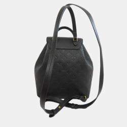 Louis Vuitton Montsouris PM Black Empreinte Backpack 
