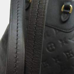 Louis Vuitton Montsouris PM Black Empreinte Backpack 
