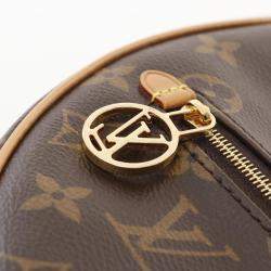 Louis Vuitton Loop Shoulder Bag Coated Canvas Leather Monogram Brown