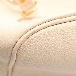 Louis Vuitton Neverfull Leather Monogram Empreinte MM Tote Bag 