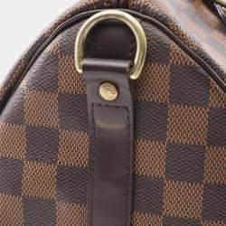 Louis Vuitton Brown Damier Ebene Speedy Bandouliere 25