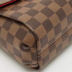 Pre Owned Louis Vuitton Damier Ebene Canvas Croisette Bag