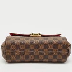 Pre Owned Louis Vuitton Damier Ebene Canvas Croisette Bag