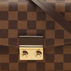 Pre Owned Louis Vuitton Damier Ebene Canvas Croisette Bag