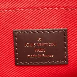 Pre Owned Louis Vuitton Damier Ebene Canvas Croisette Bag