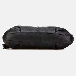 Pre Owned Louis Vuitton Black Monogram Mahina Selene PM