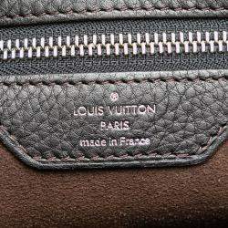 Pre Owned Louis Vuitton Black Monogram Mahina Selene PM