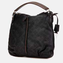 Pre Owned Louis Vuitton Black Monogram Mahina Selene PM