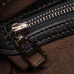 Pre Owned Louis Vuitton Black Monogram Mahina Selene PM