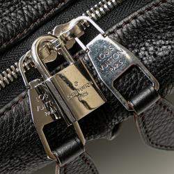 Pre Owned Louis Vuitton Black Monogram Mahina Selene PM