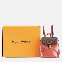 Louis Vuitton Brown Pink Monogram Vernis Hot Springs