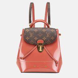 Louis Vuitton Brown Pink Monogram Vernis Hot Springs