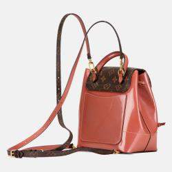 Louis Vuitton Brown Pink Monogram Vernis Hot Springs