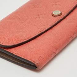 Louis Vuitton Pink Monogram Empreinte Leather Josephine Wallet