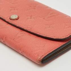Louis Vuitton Pink Monogram Empreinte Leather Josephine Wallet