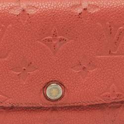 Louis Vuitton Pink Monogram Empreinte Leather Josephine Wallet