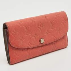 Louis Vuitton Pink Monogram Empreinte Leather Josephine Wallet