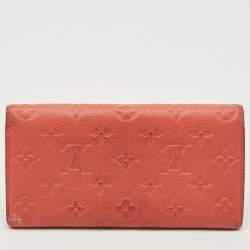 Louis Vuitton Pink Monogram Empreinte Leather Josephine Wallet