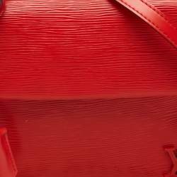 Louis Vuitton Rouge Epi Leather Cluny BB Bag