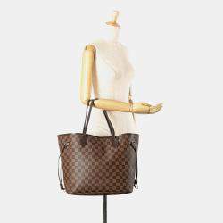 Pre Owned Louis Vuitton Damier Ebene Neverfull MM