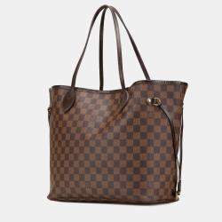 Pre Owned Louis Vuitton Damier Ebene Neverfull MM