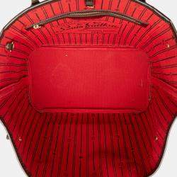 Pre Owned Louis Vuitton Damier Ebene Neverfull MM