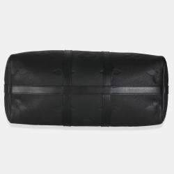 Louis Vuitton Black Monogram Empreinte Giant Keepall Bandouliere 45 bag