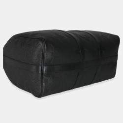 Louis Vuitton Black Monogram Empreinte Giant Keepall Bandouliere 45 bag